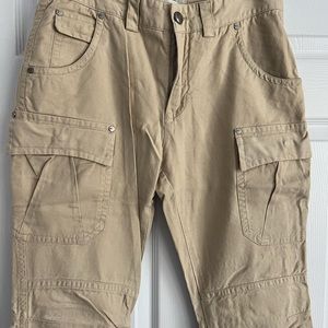 MISS ME CARGO KHAKI PANTS